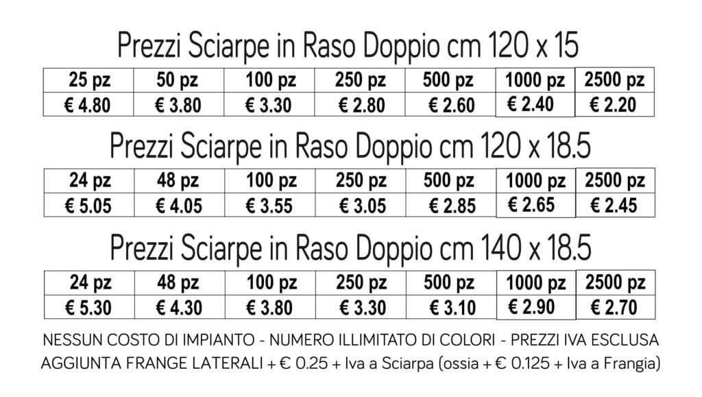 Sciarpa raso Juventus tricolore