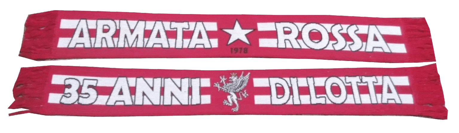 Lot De 2 écharpes Supporters Fiorentina - Collettivo Viola Firenze - 25 Ans