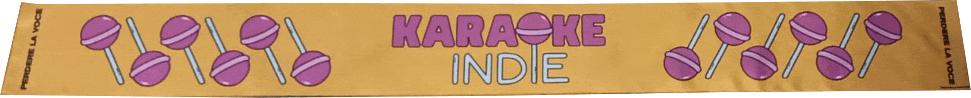 sciarpa karaoke indie