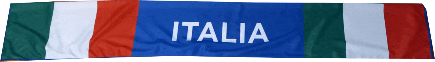 Sciarpe Calcio Sito Ufficiale 3R SPORT SRL Sciarpa Italia Bambino - Sciarpa Nazionale Italiana Sciarpe Squadre Di Calcio